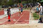 Lachlan leaping in the Long Jump