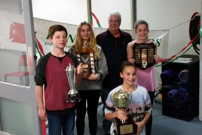 Junior trophy winners
